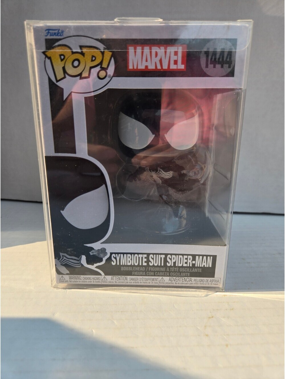 Funko Pop! Marvel Symbiote Suit Spider-Man #1444 In Plastic Target Exclusive